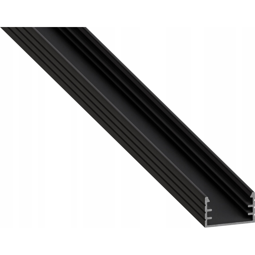 Встраиваемый профиль для LED-лент, 1 м, черный/белый
