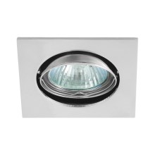 Встраиваемый светильник для подвесного потолка 1xMR16/50W хром