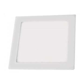 Встраиваемый светодиодный потолочный светильник 1xLED 18W теплый белый свет