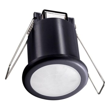 Встроенный датчик движения PIR 360° 400W/230V черный