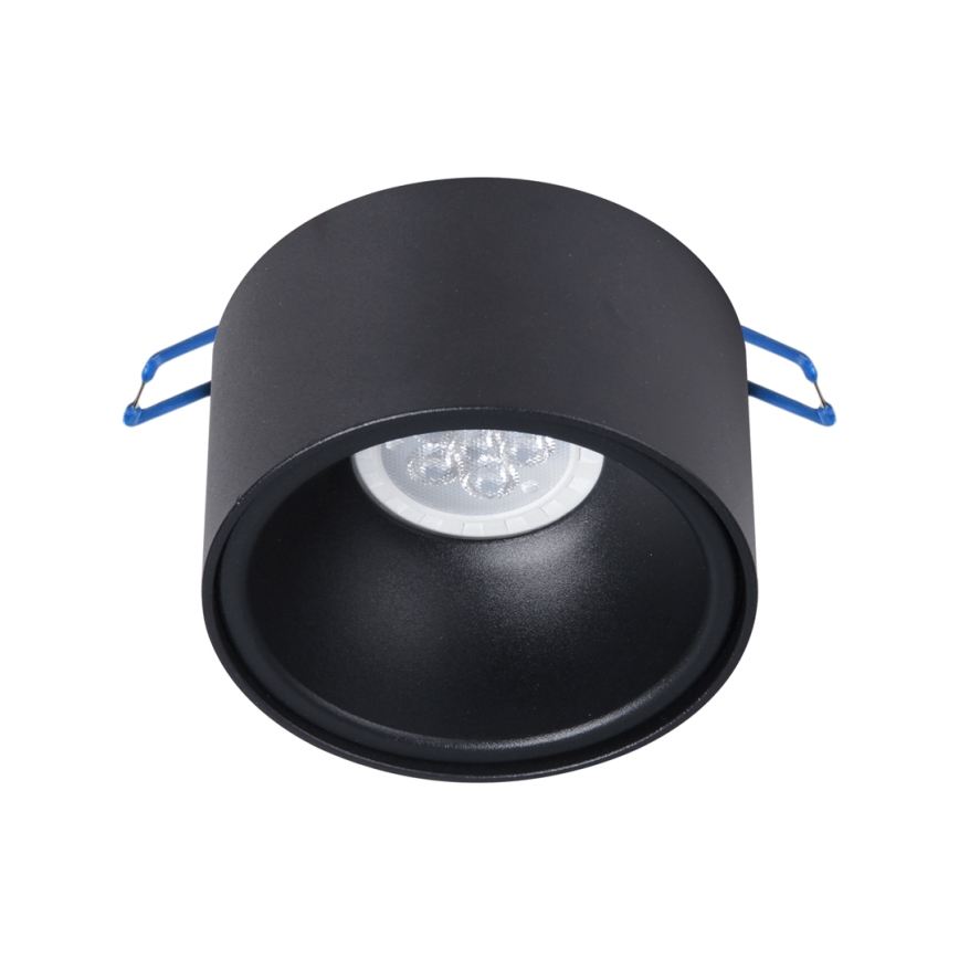 Встроенный точечный светильник BALI 1xGU5,3/MR16/25W/12V круглый черный