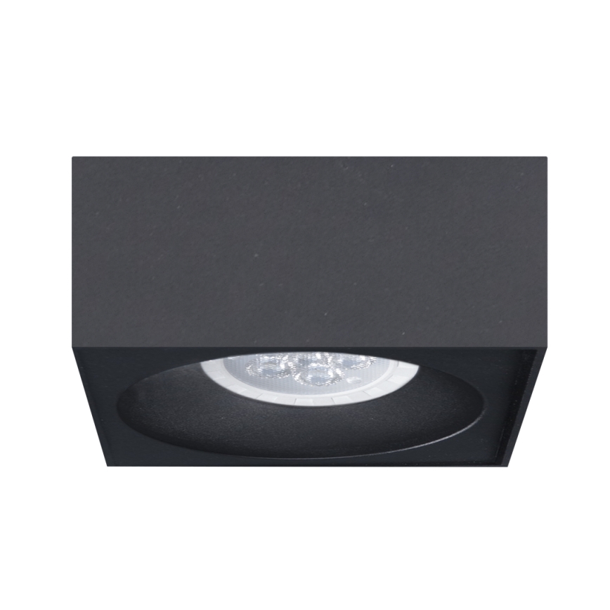 Встроенный точечный светильник BALI 1xGU5,3/MR16/25W/12V квадратный черный