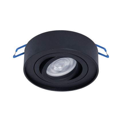 Встроенный точечный светильник NUSA 1xGU5,3/MR16/50W/12V круглый черный