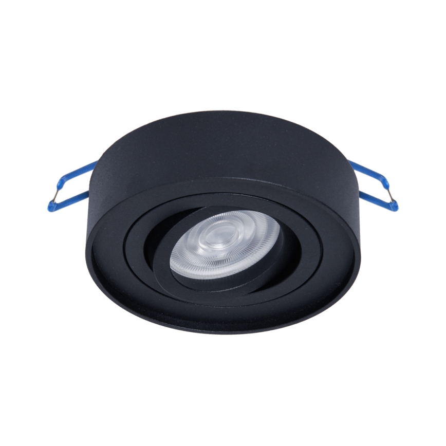 Встроенный точечный светильник NUSA 1xGU5,3/MR16/50W/12V круглый черный