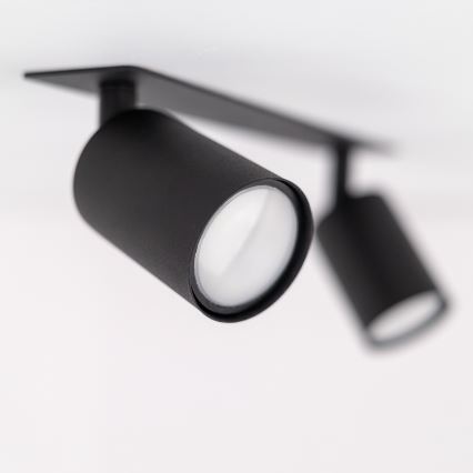 Встроенный точечный светильник NEX 2xGU10/10W/230V черный