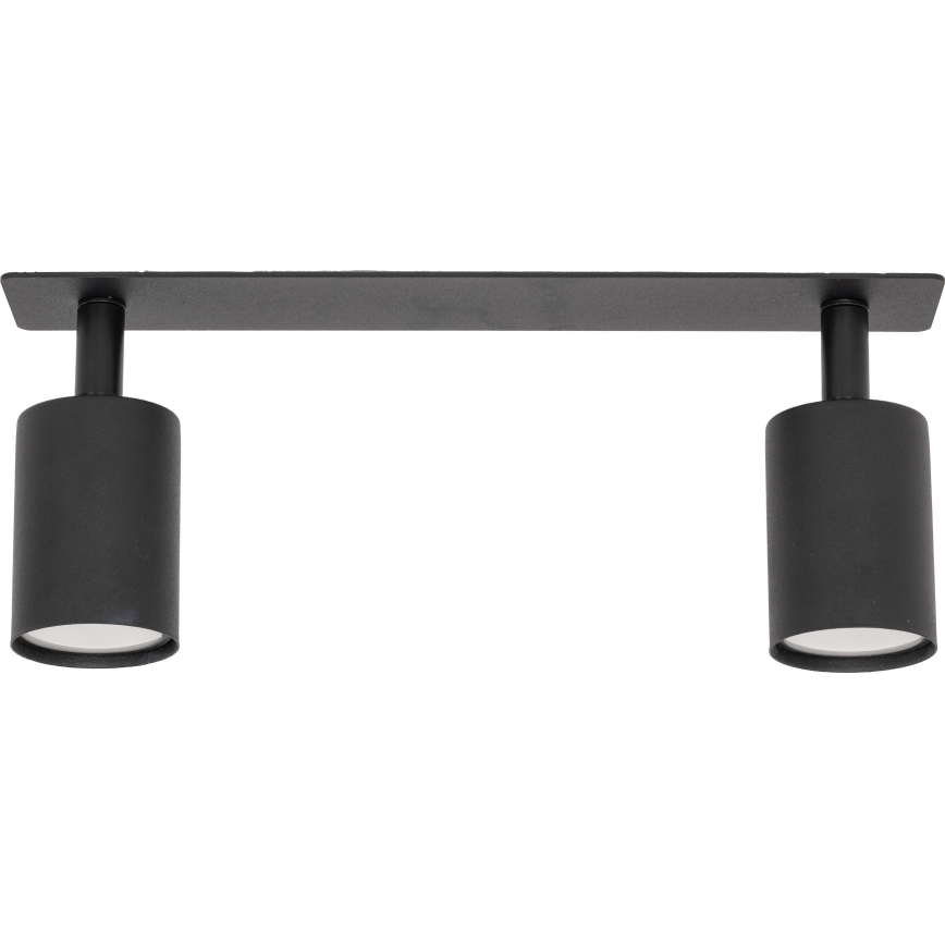 Встроенный точечный светильник NEX 2xGU10/10W/230V черный