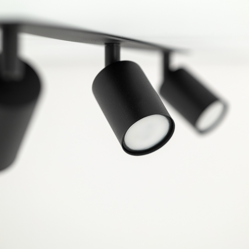 Встроенный точечный светильник NEX 3xGU10/10W/230V черный