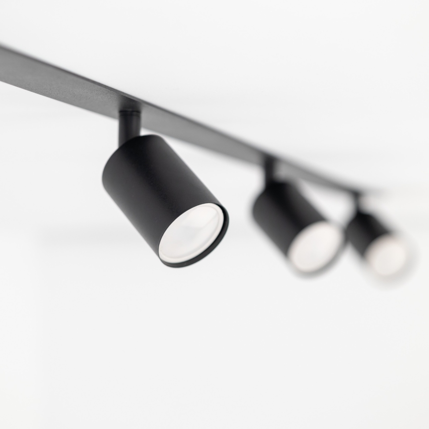 Встроенный точечный светильник NEX 4xGU10/10W/230V черный