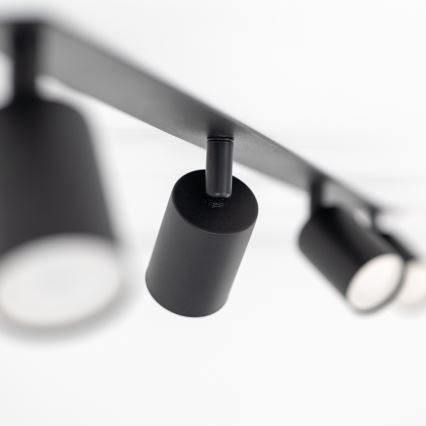 Встроенный точечный светильник NEX 4xGU10/10W/230V черный