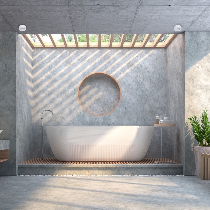 Встроенный точечный светильник NUSA 1xGU5,3/MR16/50W/12V круглый белый