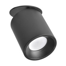 Встроенный точечный светильник HARON 1xGU10/10W/230V черный