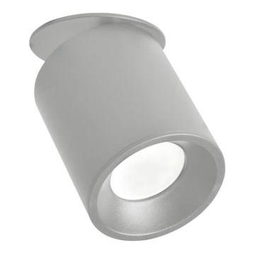 Встроенный точечный светильник HARON 1xGU10/10W/230V серый