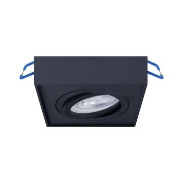 Встроенный точечный светильник NUSA 1xGU5,3-MR16/50W/12V квадратный черный