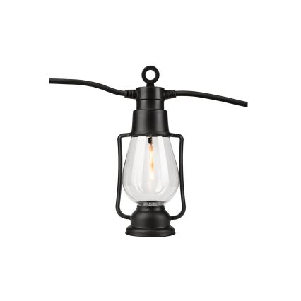 Вулична декоративна гірлянда ГІРЛЯНДА 20xLED 20м IP44 теплий білий