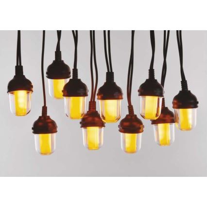 Вулична декоративна LED гірлянда 100xLED/9,5м IP44