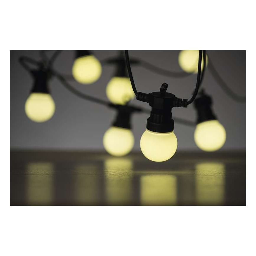 Вулична декоративна LED гірлянда 50xLED/10м IP44 білий