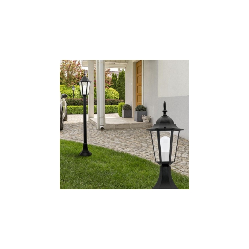 Вулична лампа 1xE27/20W/230V IP43 96,5 см чорний