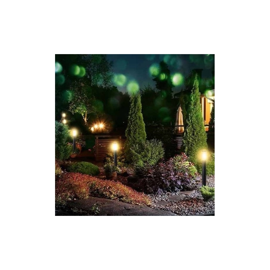 Вулична лампа 1xE27/60W/230V IP44 80см чорний