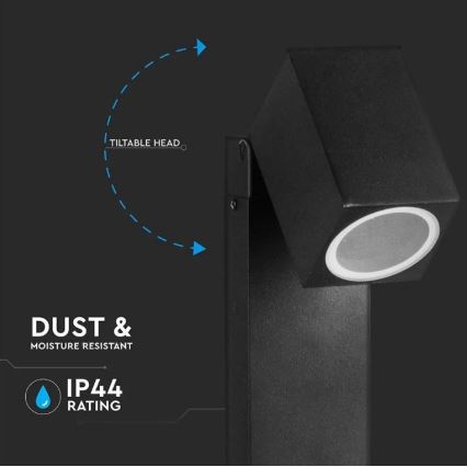 Вулична лампа 1xGU10/35W/230V IP44