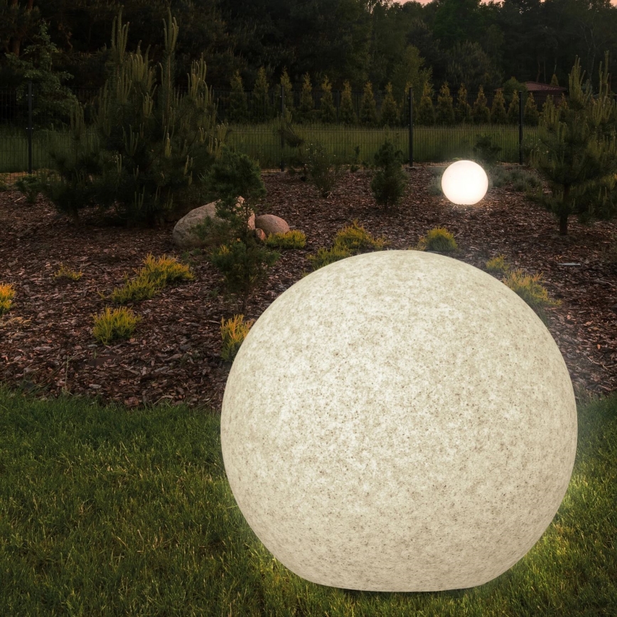 Вулична лампа ARGENTO 1xE27/15W/230V діаметр 30 см IP65 сірий