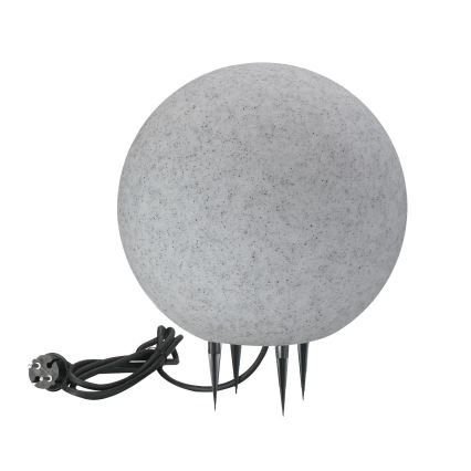 Вулична лампа ARGENTO 1xE27/15W/230V діаметр 30 см IP65 сірий