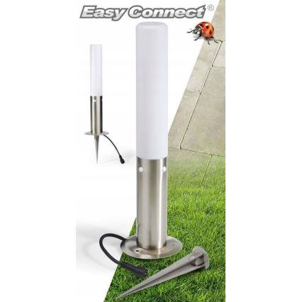 Вулична лампа EASY CONNECT 1xE27/20W/230V IP44 нержавіюча сталь