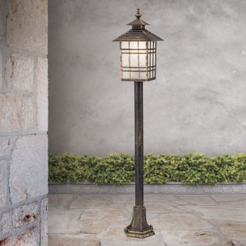 Вулична лампа KIKO 1xE27/11W/230V IP44 бронза/патина