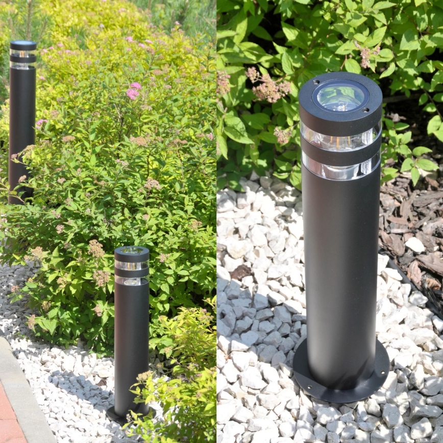 Вулична лампа RINO 1xE27/12W/230V IP54 44 см чорний