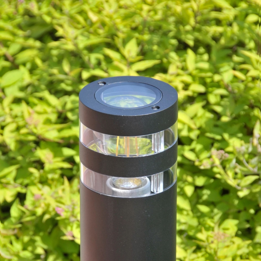 Вулична лампа RINO 1xE27/12W/230V IP54 44 см чорний