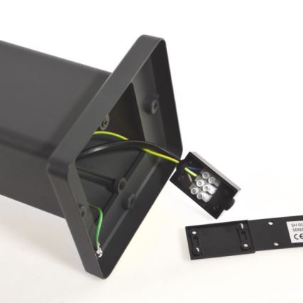 Вулична лампа SANTA 1xE27/60W/230V IP54 79,5 см чорний