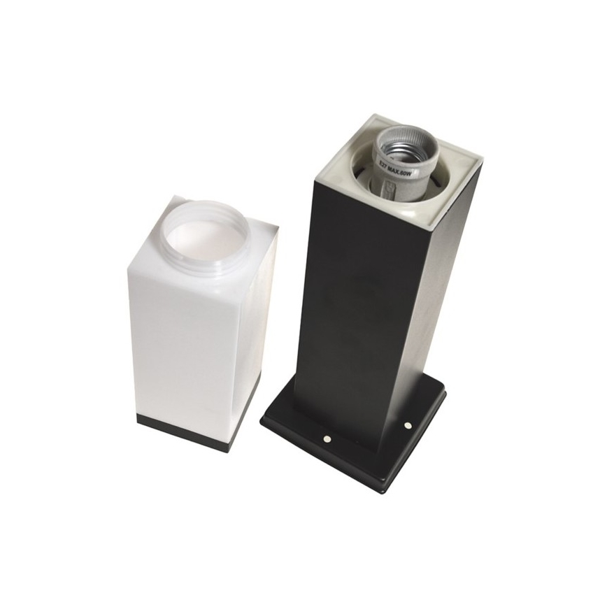 Вулична лампа SOPPA 1xE27/60W/230V IP44 45 см чорний