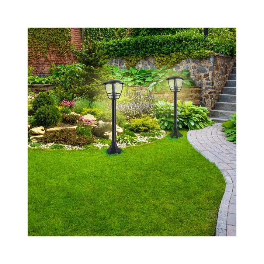 Вулична лампа TEVIO 1xE27/60W/230V IP54 97 cm чорний