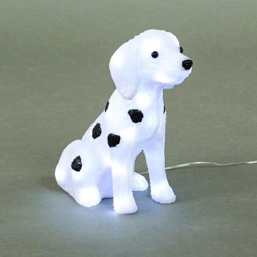 Вулична LED-декорація 30xLED/3,6W/230V IP44 холодне біле світло, у візерунку далматина