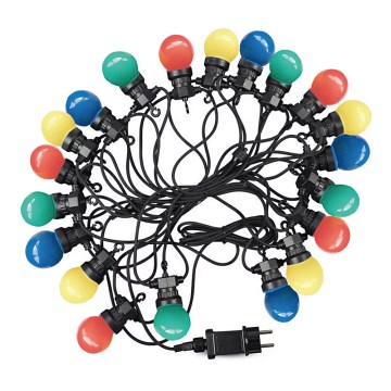 Вулична LED гірлянда STRING RGB 10м 20xLED/0,5W/230V IP44