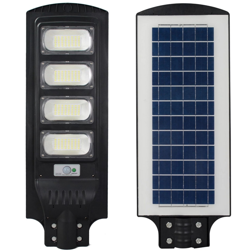 Вулична LED лампа на сонячній батареї з датчиком STREET LED/15W/3,2V 15000 mAh IP65 + пульт дистанційного керування