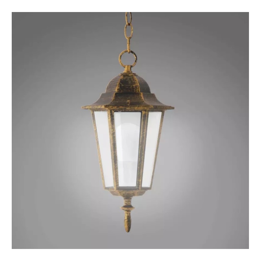 Вулична люстра 1xE27/20W/230V IP43 патина