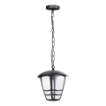 Вулична люстра на ланцюгу TEVIO 1xE27/60W/230V IP54 чорний