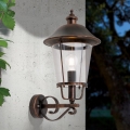Вулична настінна лампа KENZO 1xE27/100W/230V IP44 бронза/патина