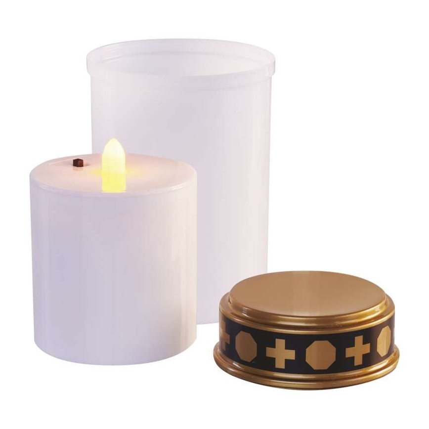 Вулична різдвяна LED декорація 1xLED/2xC IP44 білий