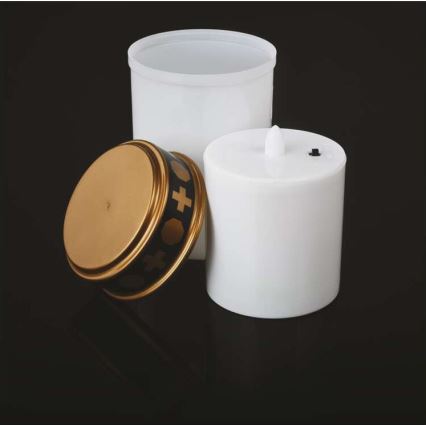 Вулична різдвяна LED декорація 1xLED/2xC IP44 білий