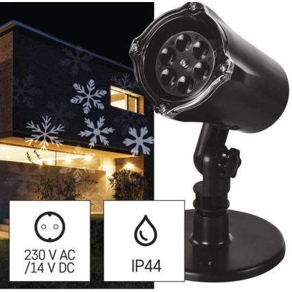 Вулична різдвяна LED декорація LED/3,6W/230V IP44 білий