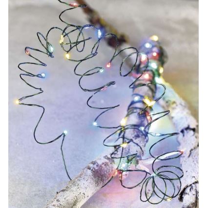 Вулична різдвяна LED гірлянда 150xLED/20м IP44 кольорова