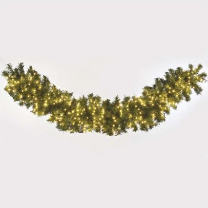 Вулична різдвяна LED гірлянда 600xLED/17м IP44 теплий білий