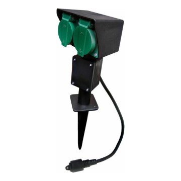 Вулична розеткова колона EASY CONNECT 2Z 3600W/230V IP44 зелений