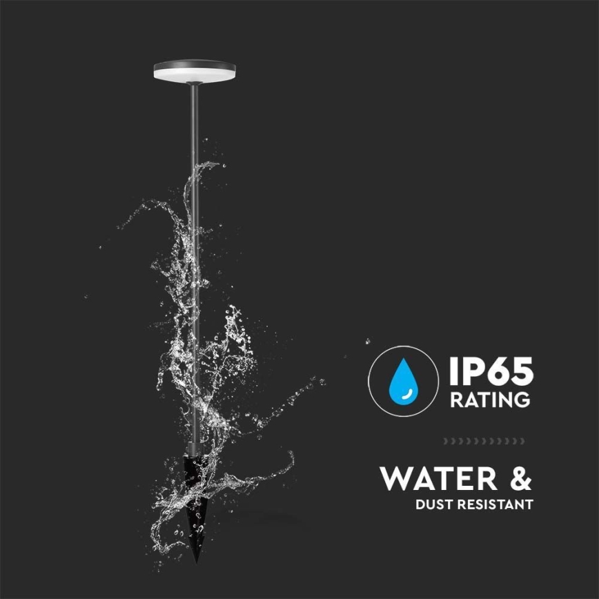 Вулична світлодіодна лампа LED/12W/230V 4000K IP65 антрацит