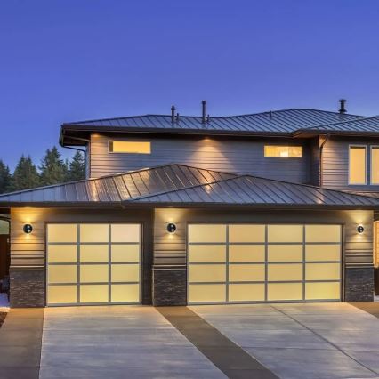 Вуличне світлодіодне настінне світло LED/6W/230V 3000K IP65 чорний