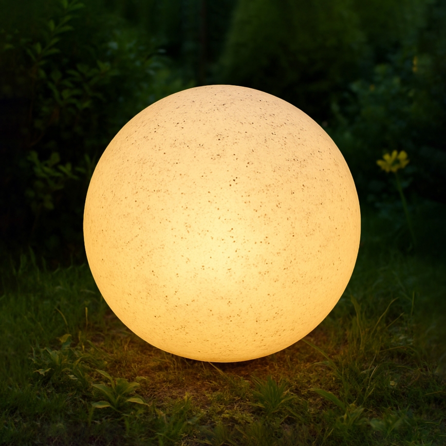 Вуличний декоративний світильник LUMISTONE, 1xE27/15W/230V, IP65, діаметр 28 см