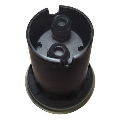 Вуличний грунтовий світильник 1xGU10/35W/230V IP67 матовий хром