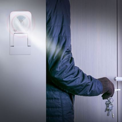 Вуличний інфрачервоний датчик руху 360° 1000W/230V IP65 білий