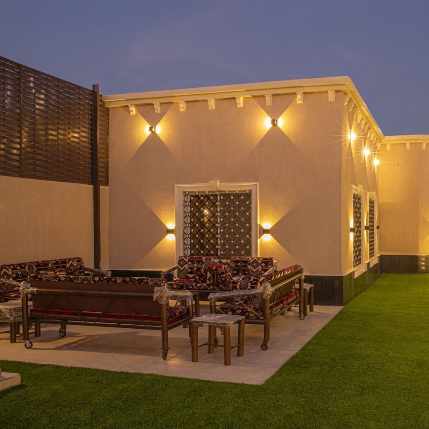 Вуличний настінний LED світильник LED/11W/230V 3000K IP65 коричневий